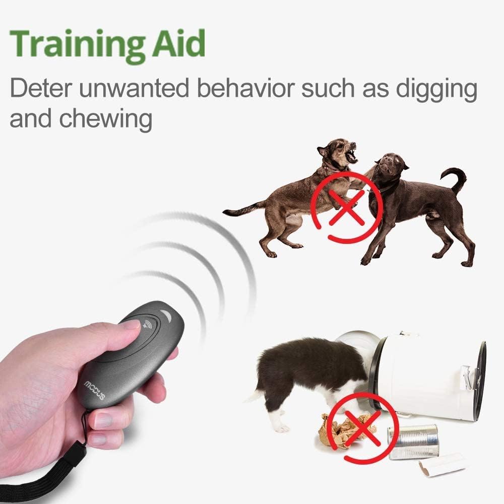 Ultrasonic Anti-Barking Device – 2-in-1 Dog Bark Deterrent & Training Aid (16.4 ft Range, USB Rechargeable)
