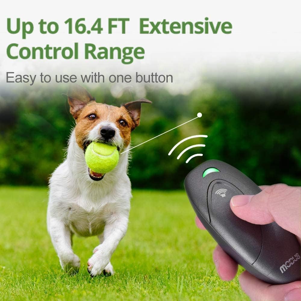 Ultrasonic Anti-Barking Device – 2-in-1 Dog Bark Deterrent & Training Aid (16.4 ft Range, USB Rechargeable)